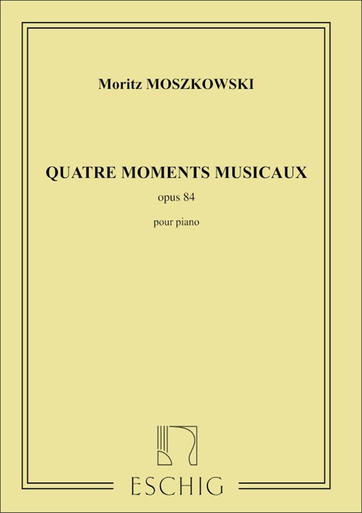Quatre Moments Musicaux, Opus 84 - Pour Piano